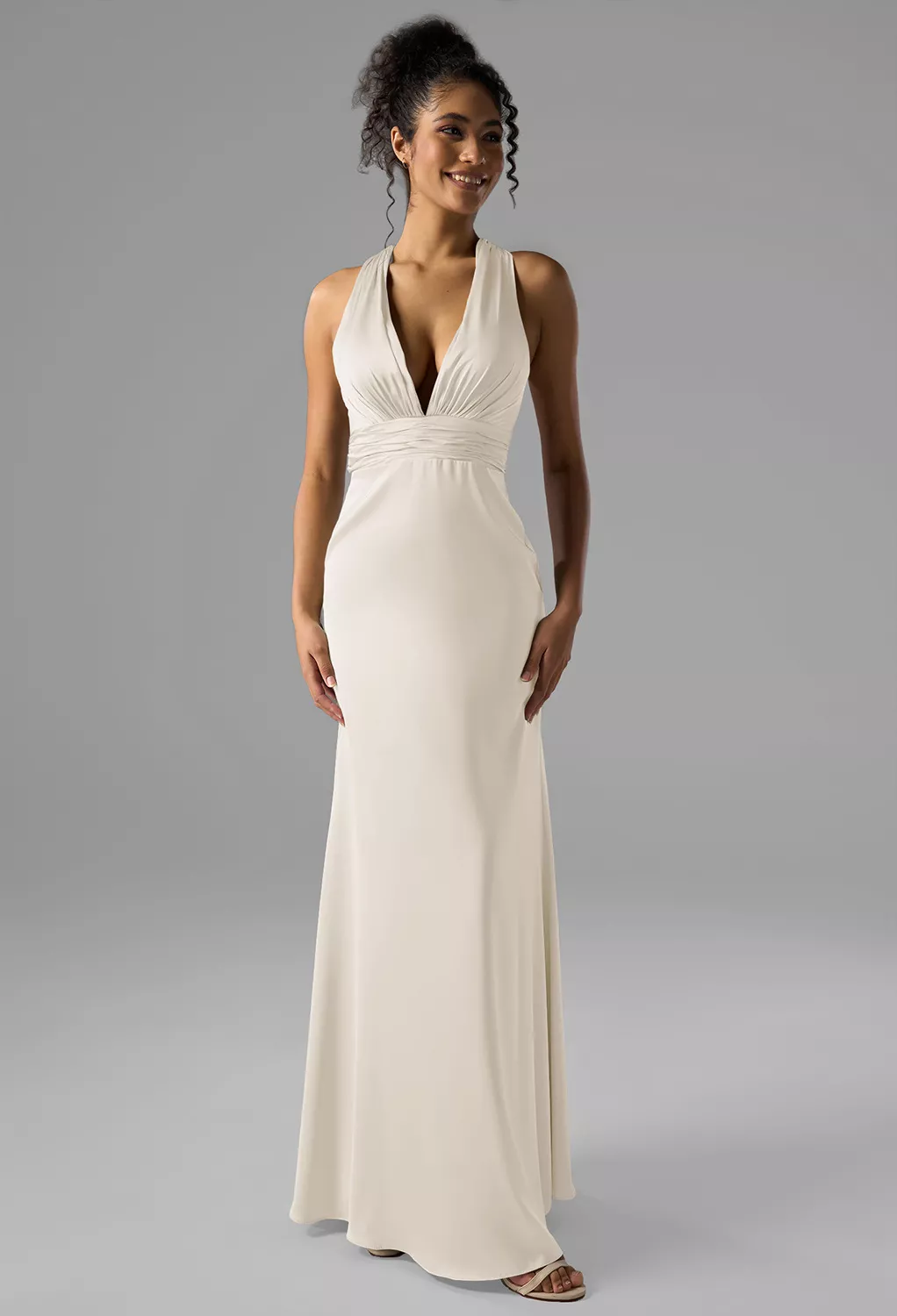AW Erika Ivory  Cocktail Wedding Guest Dresses